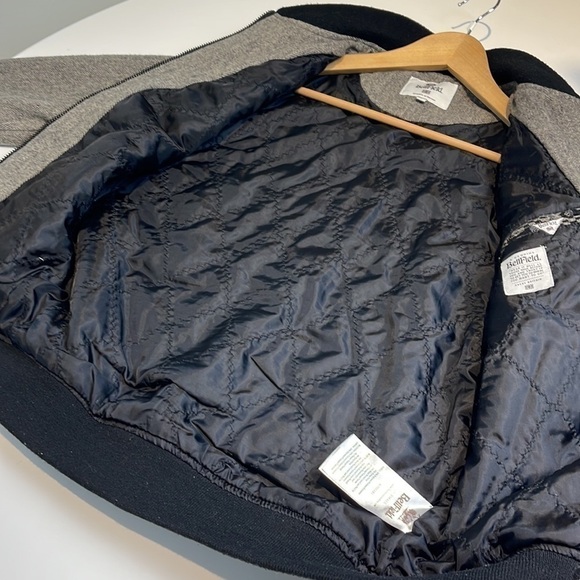Bellfield bomber jacket grey/black size small - Picture 8 of 11